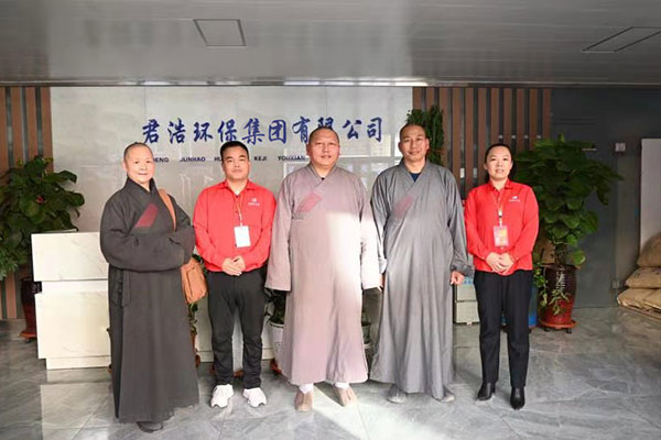 文殊寺大師居然選擇珺浩生活飲用水處理設備福澤香客